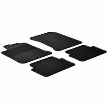 Tapis en caoutchouc pour Renault Laguna III à partir de 2007 (G-Design 4 pièces)