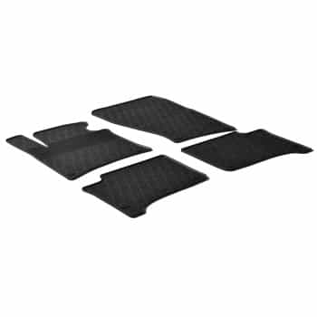Tapis en caoutchouc pour Volkswagen Touareg 2010- (G-Design 4 pièces)