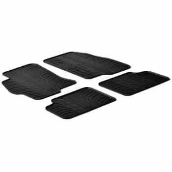 Tapis en caoutchouc pour Fiat Linea 2007- (T-Design 4 pièces)