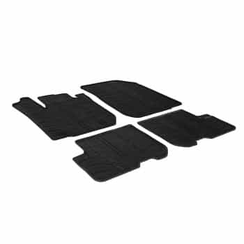 Tapis en caoutchouc adaptés pour Dacia Sandero 2012- (T-Design 4 pièces)