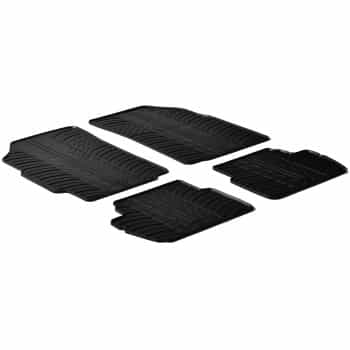 Tapis en caoutchouc adaptés pour Chevrolet Spark 2010- (T-Design 4 pièces)