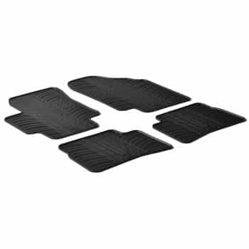 Tapis en caoutchouc adaptés pour Hyundai Accent / Kia Rio 2005- (T p