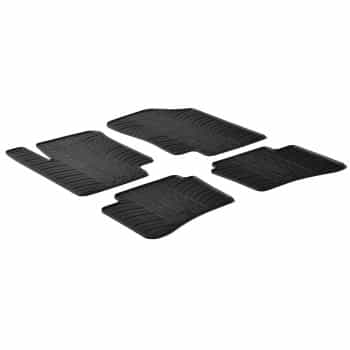 Tapis en caoutchouc adaptés pour Hyundai i20 2008-2014 (T-Design 4 pièces)