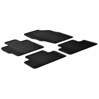 Tapis en caoutchouc pour Mazda CX-7 essence 2007- (T-Design 4 pièces)