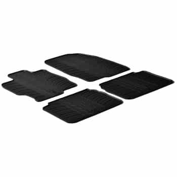 Tapis en caoutchouc pour Mazda 6 2007- (T-Design 4 pièces)
