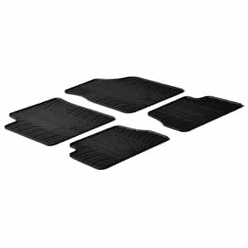 Tapis en caoutchouc pour Kia Picanto 2004-2011 (T-Design 4 pièces)