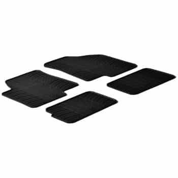 Tapis en caoutchouc pour Kia Soul 2009-2014 (T-Design 4 pièces)