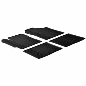 Tapis en caoutchouc pour Toyota Yaris 5 portes 2011- (T-Design 4 pièces)