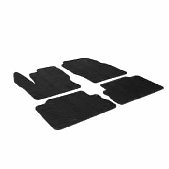 Tapis en caoutchouc adaptés pour Ford Kuga 2013-2016 (T-Design 4 pièces + clips de montage)