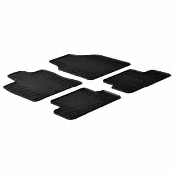 Tapis en caoutchouc pour Nissan Qashqai 2007-2013 (T-Design 4 pièces)