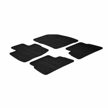 Tapis en caoutchouc pour Honda Civic 5 portes 2006- 2011 (T-Design 4 pièces)