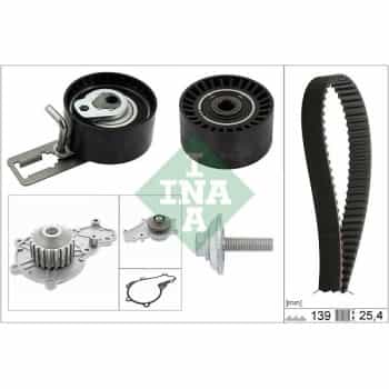 Pompe à eau + kit de courroie de distribution 530 0610 30 Ina