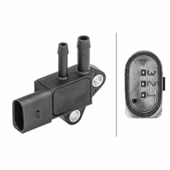 Capteur, pression des gaz échappement