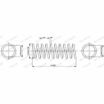 Ressort de suspension MONROE OESpectrum SPRINGS SP3311