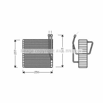 Evaporateur climatisation