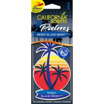 California Scents Désodorisant Palmier Indigo Island Berry 1 pièce