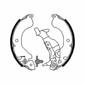Jeu de mâchoires de frein KBS-6416 Kavo parts
