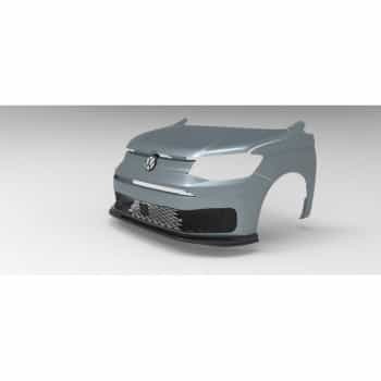 Spoiler avant pour Volkswagen Caddy V Box/MPV 2020- (ABS)