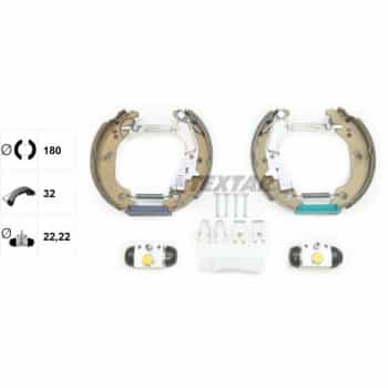 Jeu de mâchoires de frein Shoe Kit Pro 84054401 Textar