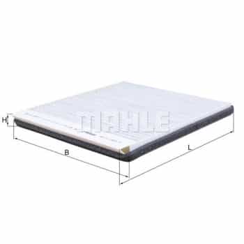Filtre, air de l'habitacle LAK 40 Mahle