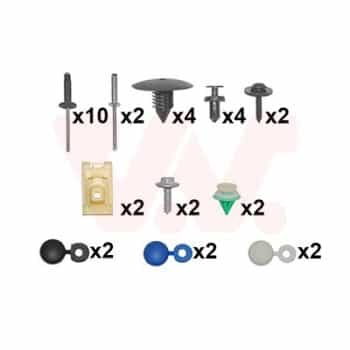 Kit d'assemblage, pare-chocs 4366794 Van Wezel