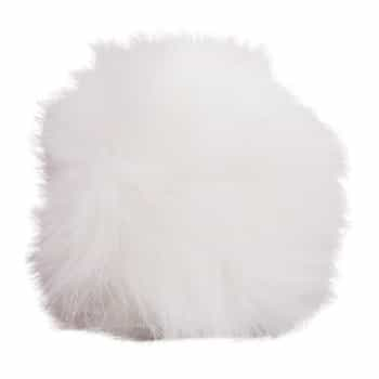 Simoni Racing Couvre Pommeau De Vitesse Fluffy Fur - Blanc