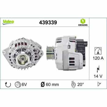 Alternateur NEW ORIGINAL PART 439339 Valeo
