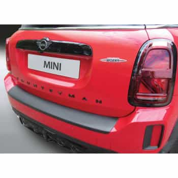 Protection de seuil de coffre ABS adaptable pour Mini Countryman (F60) Facelift 2020- Noir