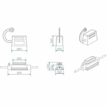 Porte-fusible standard