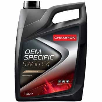 Huile moteur Champion OEM Spécifique 5W30 C4 5L