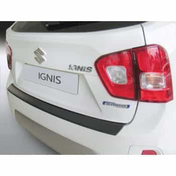 Protection de seuil de coffre ABS adaptable pour Suzuki Ignis Facelift 2020- Noir