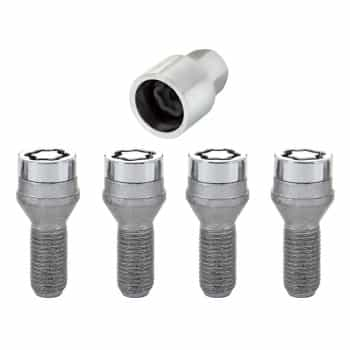 McGard Carriage Bolt Set M14x1.50 - Conique - Longueur 27.3mm (tête 17mm)