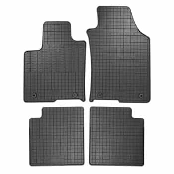 Tapis en caoutchouc adaptés pour Lancia Ypsilon Hybrid 2020- (4 pièces + système de montage)