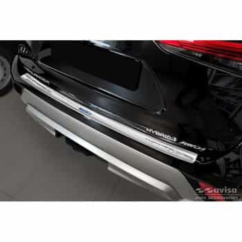 Protecteur de pare-chocs arrière en acier inoxydable pour Toyota Highlander (XU70) 2020- 'Hybrid'