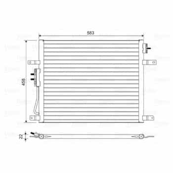 Condenseur, climatisation 814443 Valeo