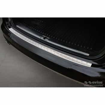 Protection de seuil de coffre arrière en inox adaptable à Audi A6 Allroad 2011-2018 'Ribs'