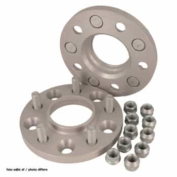 H&R DRM System Jeu d'entretoises de roue 100 mm par essieu - Pas 5x130 - Moyeu 71,6 mm - Taille de boulon M14x1,