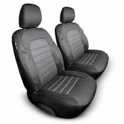 Ensemble de housses de siège en tissu au design original 1+1 adapté pour Fiat Doblo 2015-/Opel Combo 2012-2018