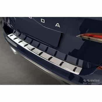 Protecteur de pare-chocs arrière en acier inoxydable adapté à Skoda Kamiq 2019- 'STRONG EDITION'