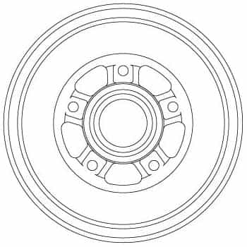 Tambour de frein DB4560MR TRW