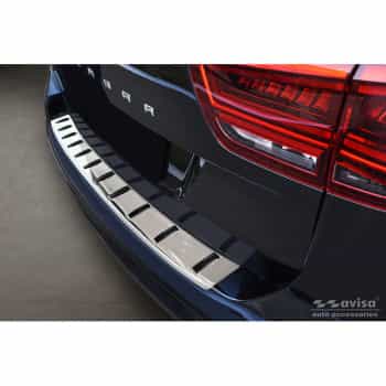 Protection de pare-chocs arrière en acier inoxydable pour Volkswagen Sharan II & Seat Alhambra II 2010- 'STRONG