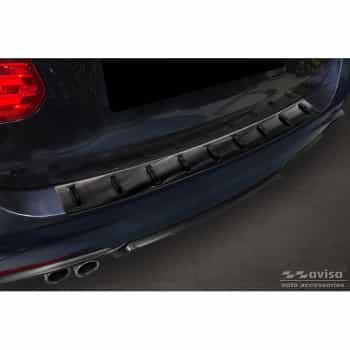 Protection de pare-chocs arrière en acier inoxydable noir pour BMW Série 3 (F31) Touring (incl. M-Package) 2012-2015 &