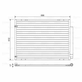 Condenseur, climatisation 814448 Valeo