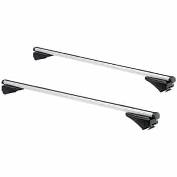 Jeu de barres de toit Twinny Load Aluminium A36 - Avec rails de toit fermés