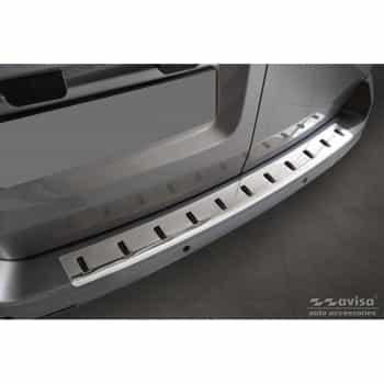 Protection de seuil de coffre en inox adaptable à Citroën Space Tourer & Jumpy 2016- / Peugeot Traveller & E