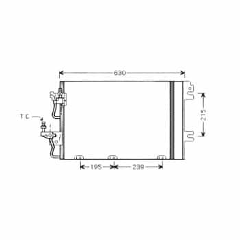 Condenseur, climatisation OL5366D Ava Quality Cooling