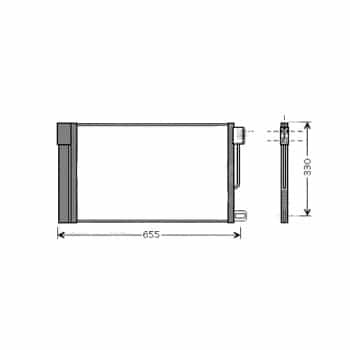 Condenseur, climatisation FTA5314D Ava Quality Cooling