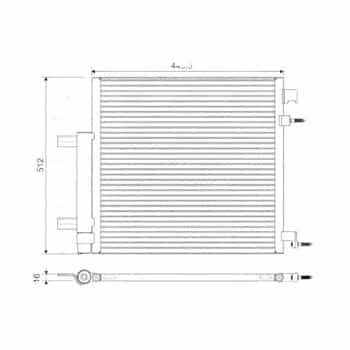 Condenseur, climatisation 822578 Valeo