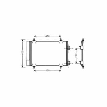 Condenseur, climatisation CNA5231D Ava Quality Cooling
