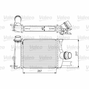 Intercooler, refroidisseur d'air de suralimentation 818622 Valeo